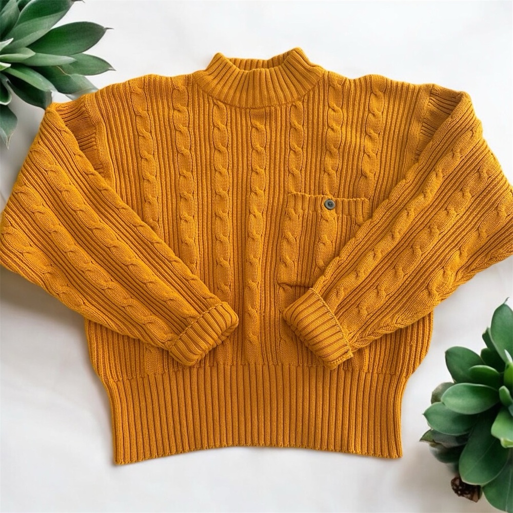 Vintage Liz sport Cable Knit Sweater